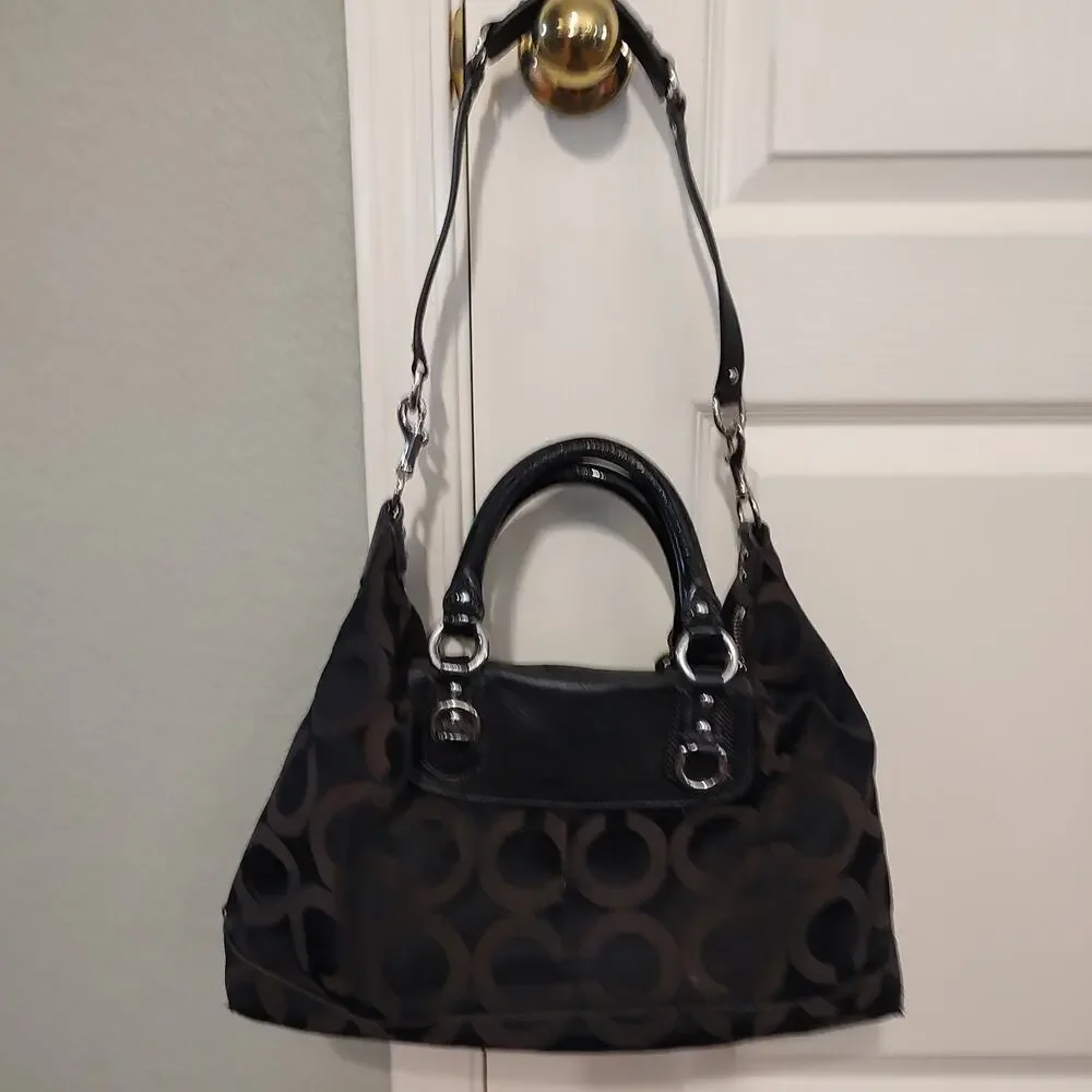 Coach Black Signature Tote Bag ID M0849-12943